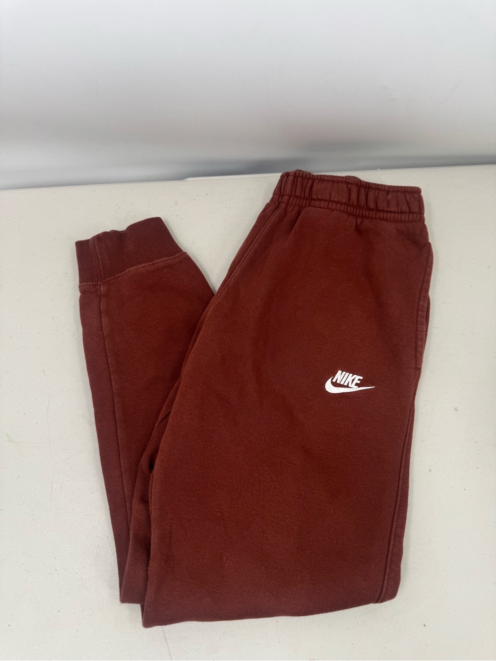 Nike Mens Sportswear Club Fleece Joggers Oxen Brown Sweatpants Small BV2671-217